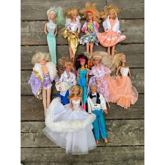 Barbie Other - Lot of 11 Vintage 1980s Barbie Dolls - Peaches n Creame, Dr. Barbara & more